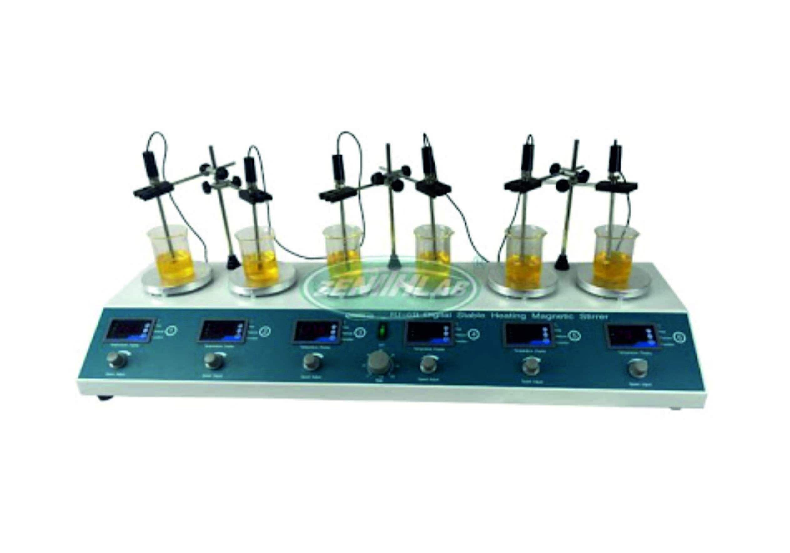 SIX-IN-ONE MAGNETIC HEATING STIRRER (HJ-6B)